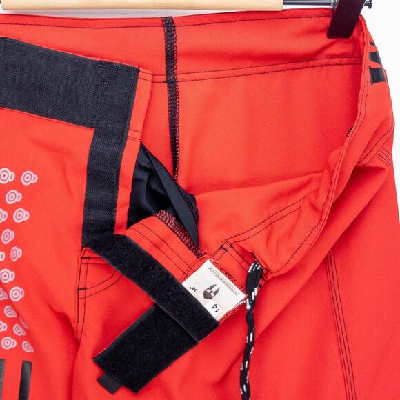 WarriorXGear Spartan Performance Cross-Training Shorts Men's 34x RED/Black Logo - Picture 6 of 11